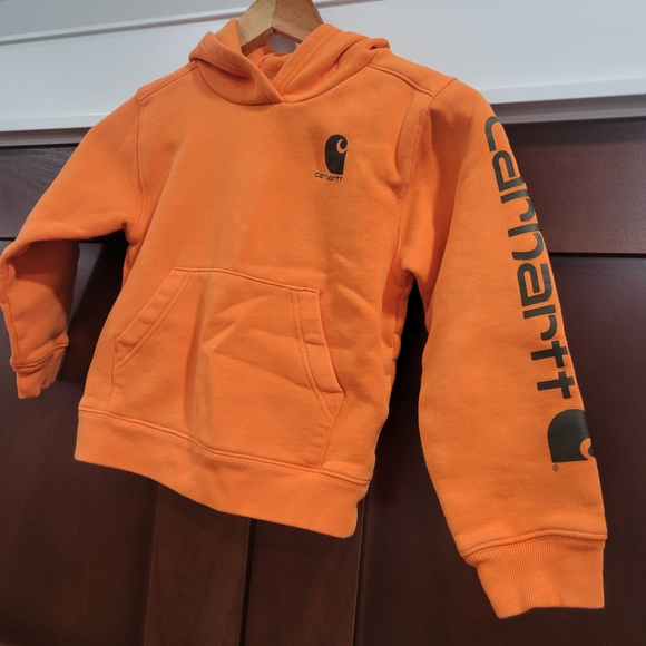 Carhartt Kids Orange Hoodie - Picture 2 of 4